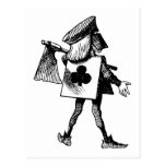 Executioner of Clubs Black Postcards