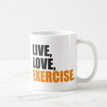 exercise coffee mugs