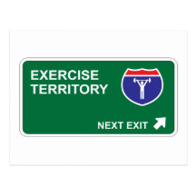 Exercise Next Exit Postcards