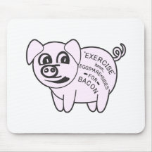 Exercise Pig Mouse Mat