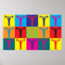 Exercise Pop Art Print