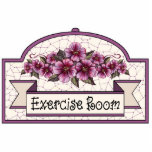 "Exercise Room" - Decorative Sign 01 photo sculptures