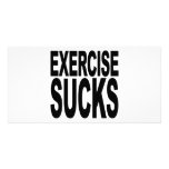 Exercise Sucks photo cards