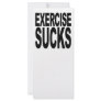 Exercise Sucks Rack Card Design