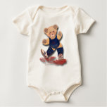Exercise Teddy Bear Infant Organic /Creeper t-shirts