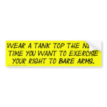 Exercising the right to bare arms