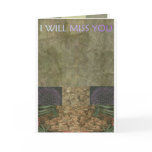 EXOBIA GREETINGS: I WILL MISS YOU cards
