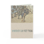 EXOBIA GREETINGS: Wherever Our Feet Tread cards