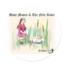 Exodus 2:3 - Baby Moses on the Nile River