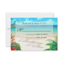 Exotic Beach RSVP ask me to put your names in sand