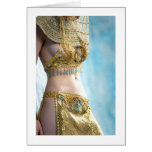 Exotic Belly Dancer - Any Use - Festive Costume cards