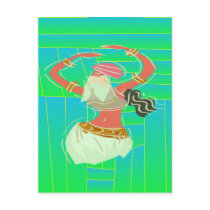 Exotic Belly Dancer Post Cards