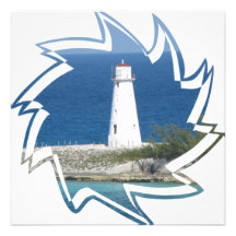 Exotic Lighthouse Invitation