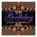 Exotic Oriental Flavour Party Birthday Invitation