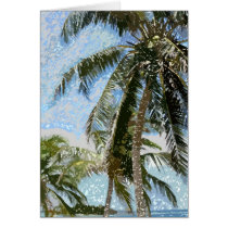 Exotic Palm Trees Card