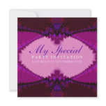 Exotic Pinks Bohemian Lace Party  Invitation