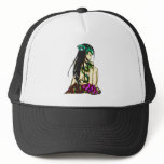 Exotic Tattooed Girl Mesh Hat