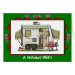 Expandable Hybred Trailer Holiday Wish Greeting Cards