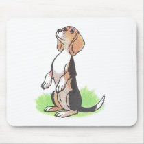 Expectant Puppy Mousepad
