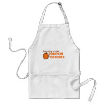 Expecting A Little Pumpkin In October Aprons