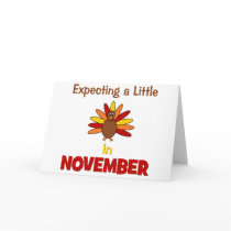 Expecting A Little Turkey in November!