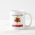 Expecting A Little Turkey in November! Mugs