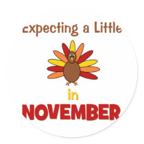 Expecting A Little Turkey in November!