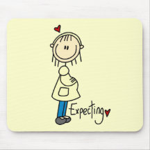 Expecting Baby Tshirts and Gifts Mousemats