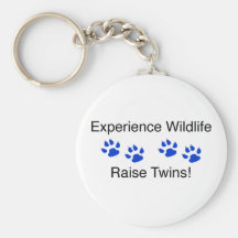 Experience Wildlife Raise Twins Key Chains