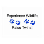 Experience Wildlife Raise Twins Post Card