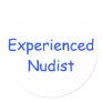 Experienced Nudist Sticker