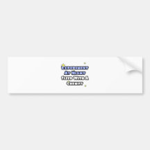 Experiment At Night...Sleep With a Chemist Bumper Stickers