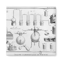 Experiment on the decomposition of water fridge magnet