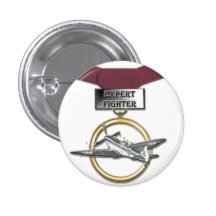 Expert Fighter medal button