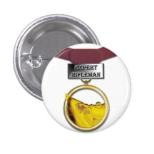 Expert Rifleman medal button