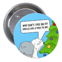 Explain the meaning of Christmas to your dog now! Button