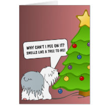 Explain the meaning of Christmas to your dog now! Card