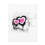Exploding Hearts Emo Alternative Grunge Rock Punk postcards
