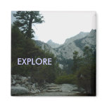 Explore your world magnet
