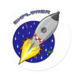 Explorer Round Sticker