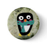 Exploring Antarctica Galápagos penguin bird button by Rupydetequila Exploring Antarctica Galápagos penguin bird button