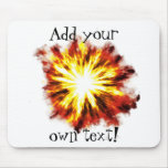explosion over white
