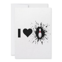 Explosive I Love Bowling 2 Invite