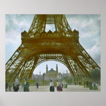 Exposition Universelle  Eiffel Tower 1900 Print