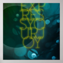 Express Your Joy posters