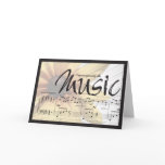 Express Yourself With Music Notecard