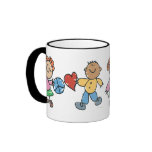 Extended Hands of Peace and Love Coffee Mugs