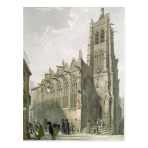 Exterior of the Church of St. Severin, Paris Post Cards