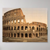 Exterior of the Coliseum, Rome, Italy classic Phot Posters