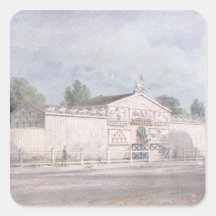Exterior view of Astley's Amphitheatre, 1777 Square Stickers